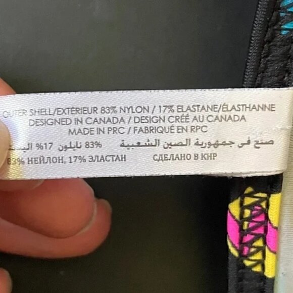 La Vie En Rose Bikini Swimsuit Halter Top, Medium - Picture 7 of 9